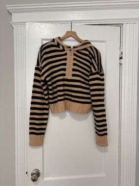 For Love and Lemons NWT knit quarter zip